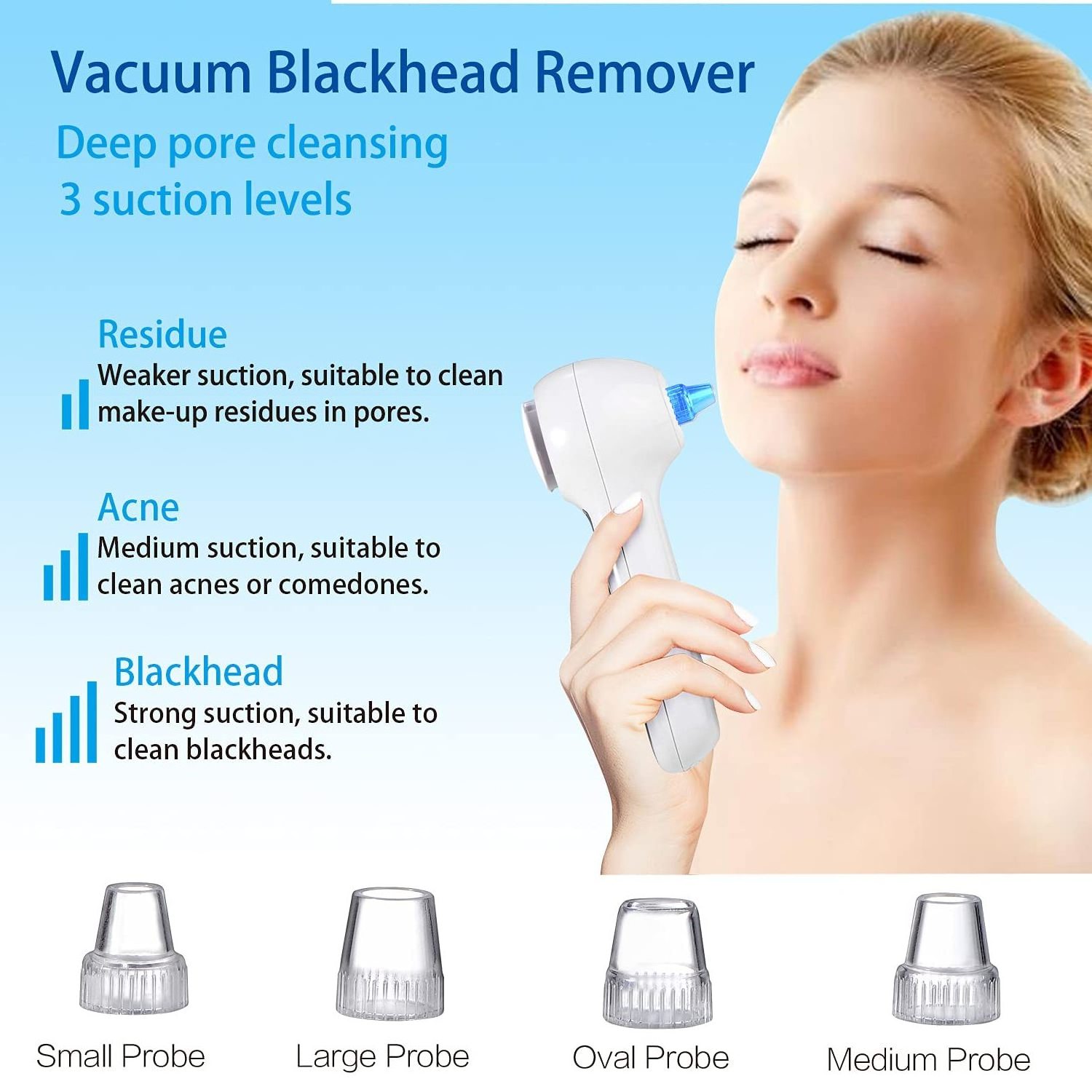 Rechargeable Electric Facial Cleansing Brush Private Label Cleaning Face Spin Handheld Cleanser Brush