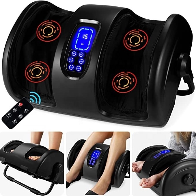 Shiatsu Foot Leg Massager, Kneading Rolling for Foot, Calf, Ankle, Leg, Improve Blood Circulation