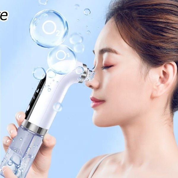 Pore Cleaner Vacuum Comedo Suction Extractor Blackhead Remover Vacuum Hydra-Facial Cleansing Machine