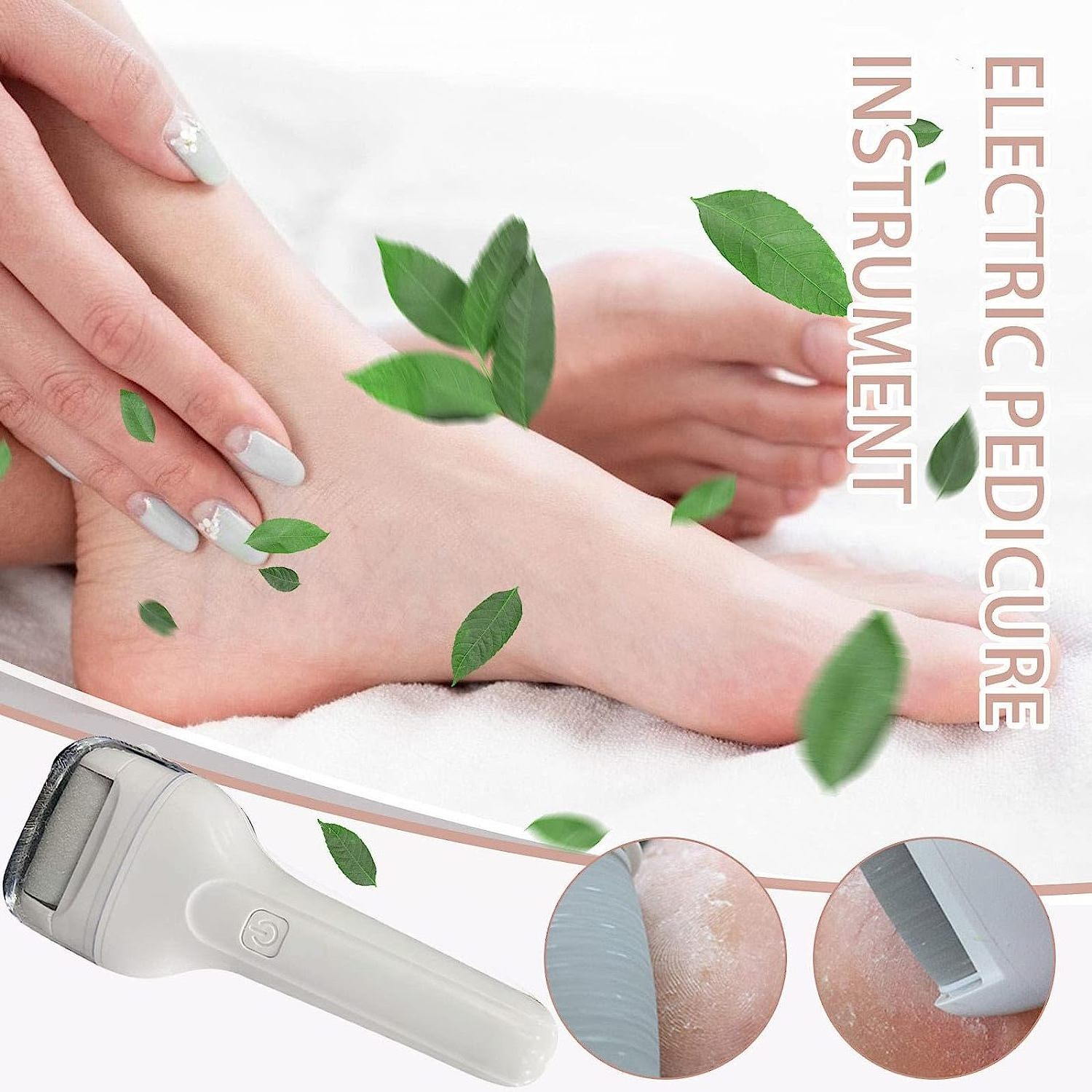 Phenitech Electric Foot Grinder Electric Foot Callus Remover Electronic Foot File Pedicure Tools Professional Pedicure Tools