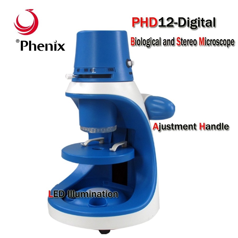 Phenix PHD12 70X-350X light portable toy microscopy for kids wireless WIFI digital monocular biological microscope price