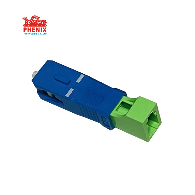 SC/Male to LC/Female Simplex Single Mode Fiber Optic Adapter