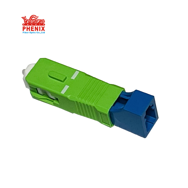 SC/Male to LC/Female Simplex Single Mode Fiber Optic Adapter