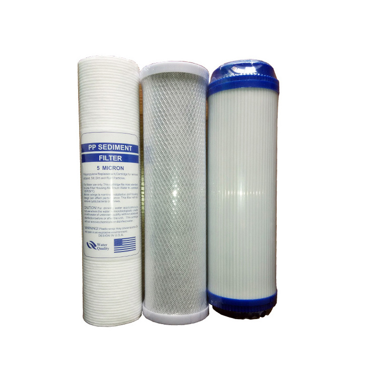 10 inch 20 inch PP GAC RO T33 CTO carbon block water filter cartridge