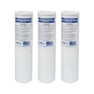 10 inch 5 Micron PP Filter Melt Blown Sediment Spun Cotton Water PP Filter Cartridge