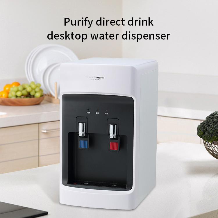 Ice Compressor Cooling dispenser Direct drink RO water purifier desktop water dispenser