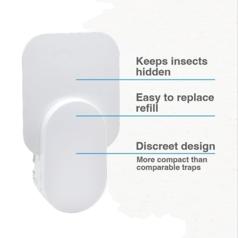 Indoor Plug-In Fly Trap for Flies, Fruit Flies, Moths, Gnats, Mosquitos and Other Flying Insects