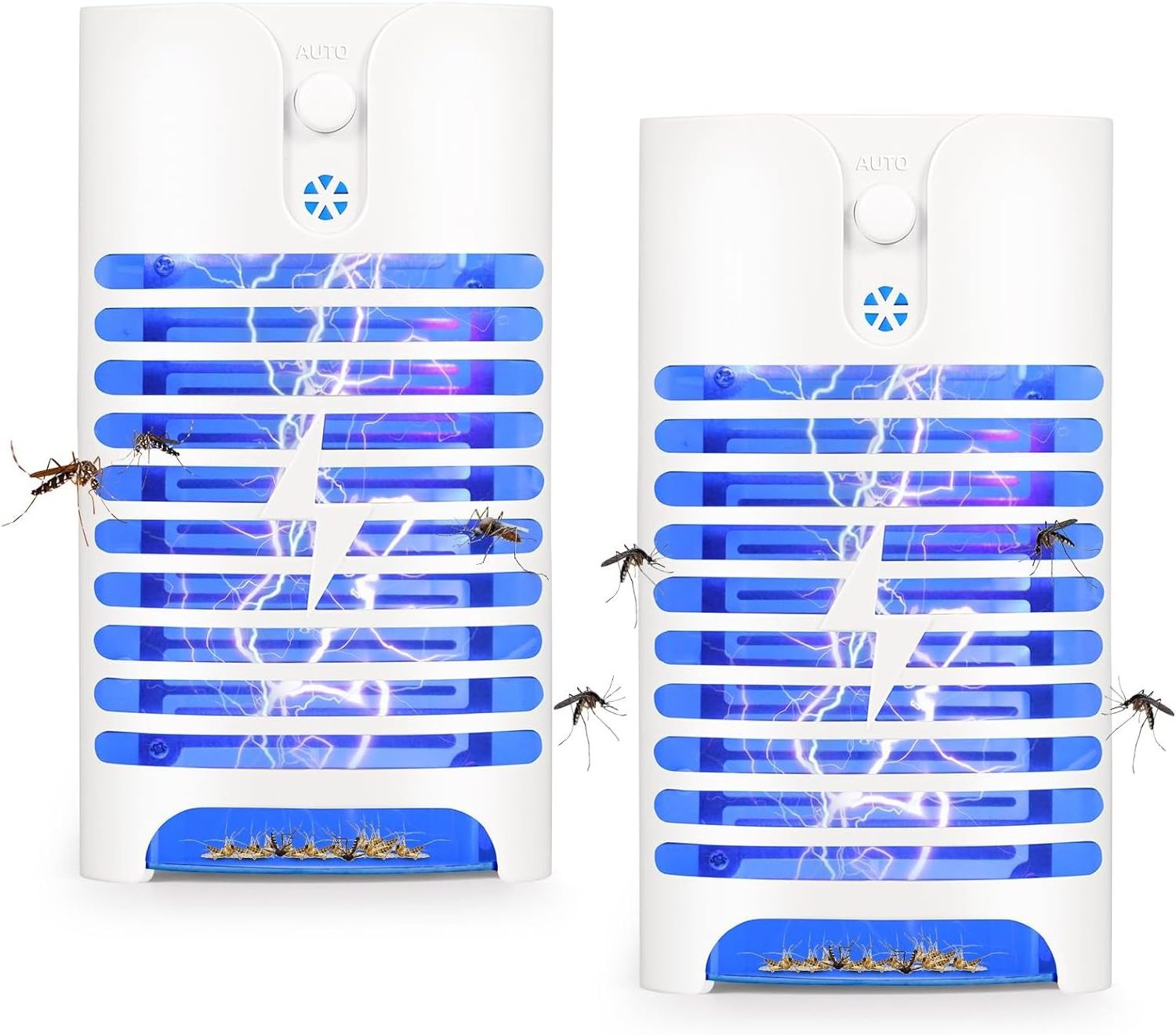 indoor plug-in insect zapper for fly moth mosquito and gnat insect trap