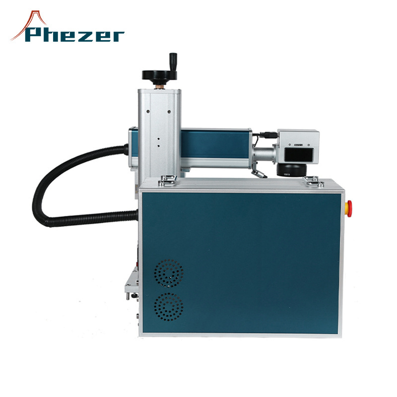 Fiber laser marking machine 30W for QR laser engraving serial numbers printing on plastic