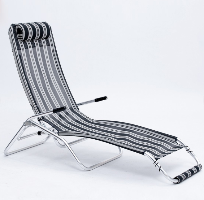 Fold Up Rocking Sun Lounger Chaise Modern Pool Lounge Chairs