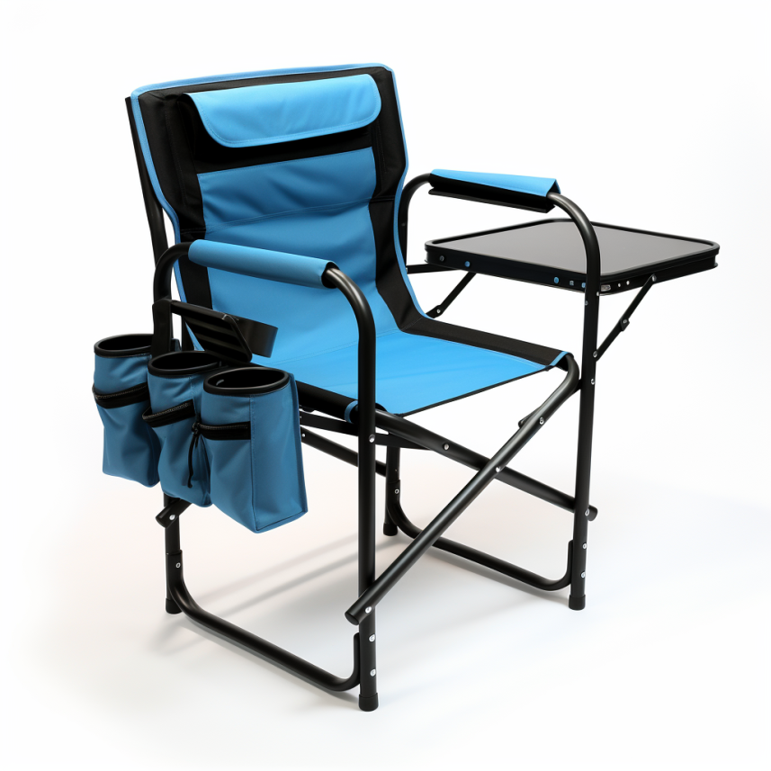 Factory Wholesale Big And Wide Size Folding Beach Camping Chair With Side Table