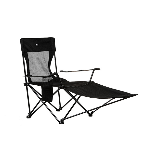 Outdoor Extra Wide Lightweight Reclining Folding Camping Chair With Leg Rest