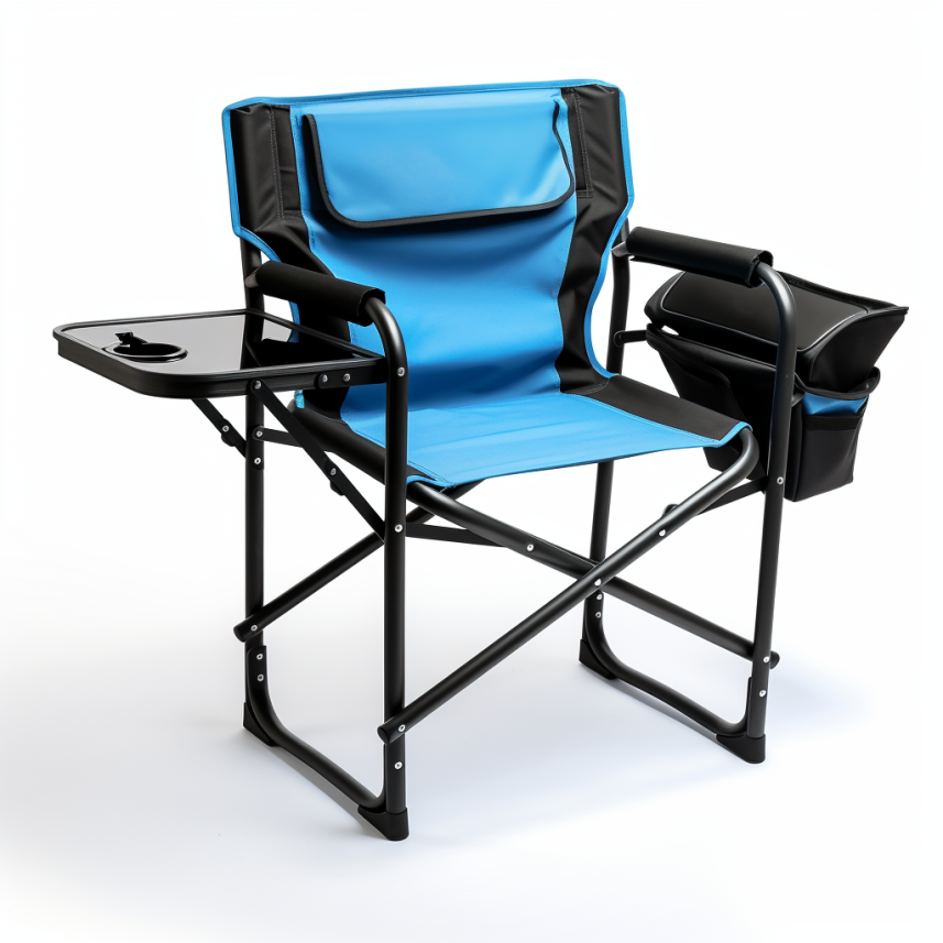 Factory Wholesale Big And Wide Size Folding Beach Camping Chair With Side Table