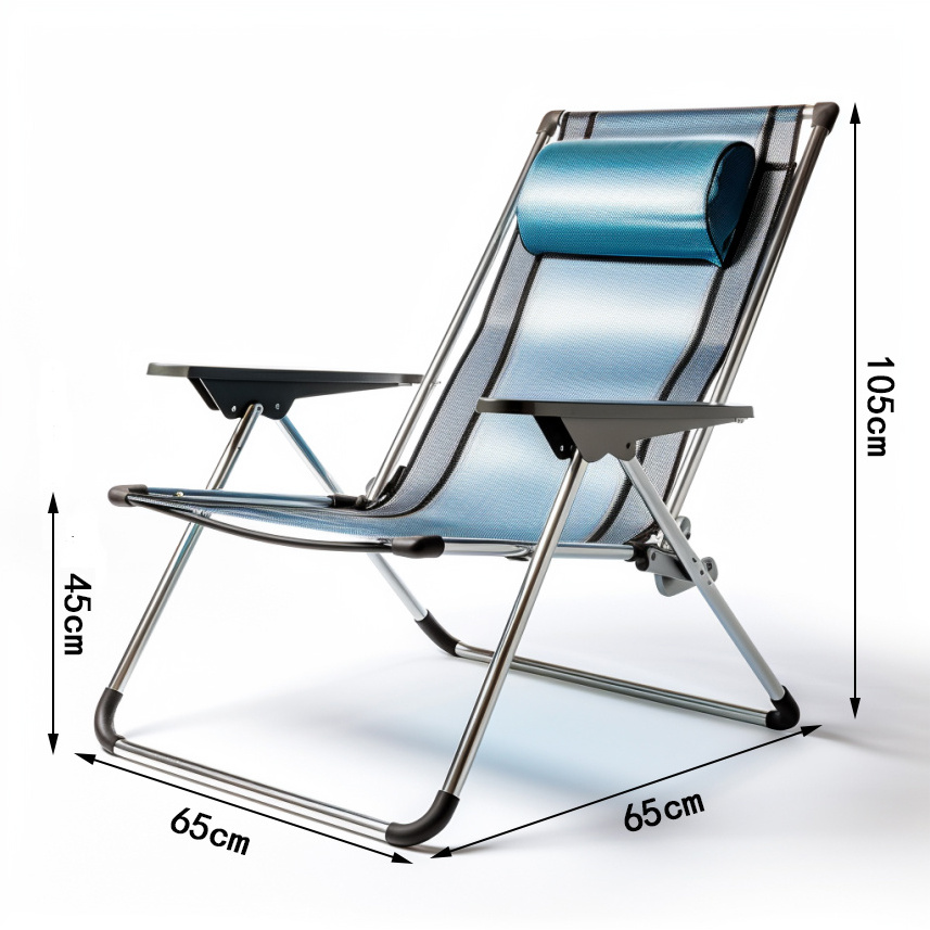 Zero Gravity Outdoor Aluminum Lightweight Folding Chaise Lounge Chair