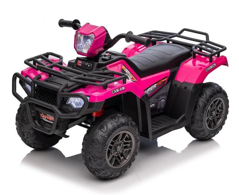 12V Battery Powered Electric ATV w/ LED Lights Quad car