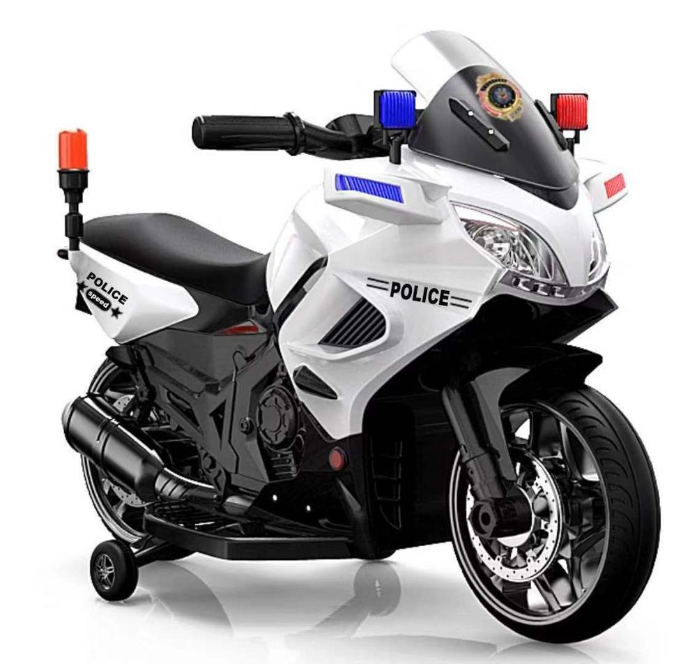 2020 New police motorcycle battery operated kids car toy with alarm light