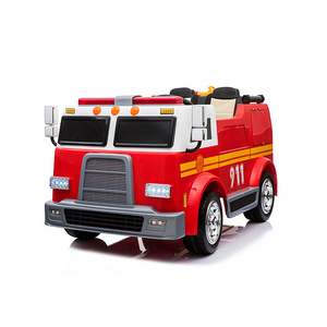 NEWEST kids ride on car 12V/24V battery powered fire fighting truck with music and horn, R/C function