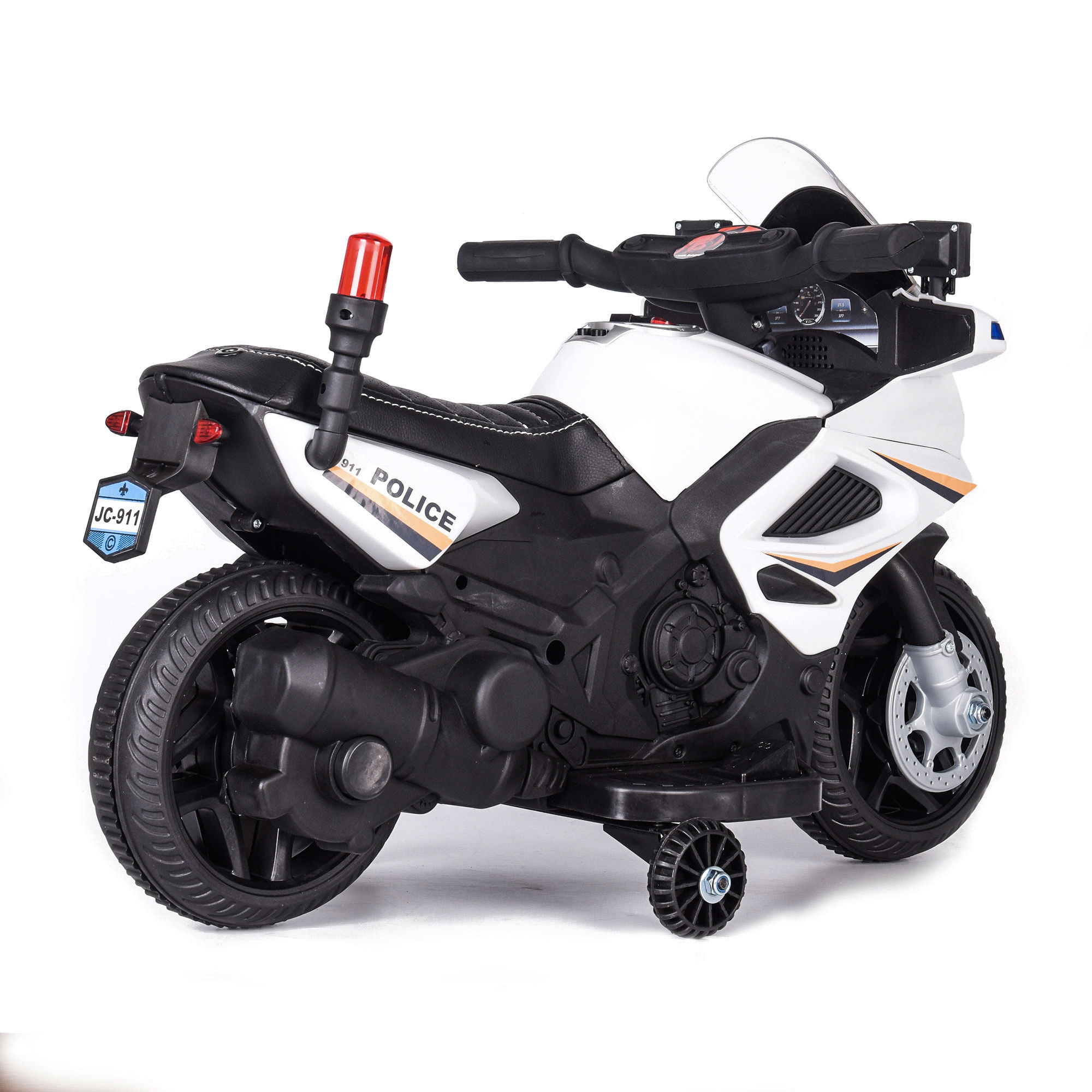 2020 New police motorcycle battery operated kids car toy with alarm light