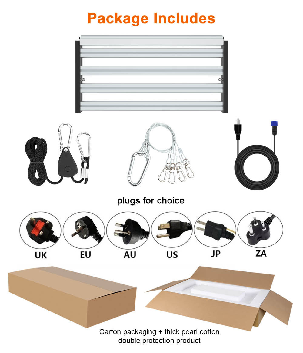 Phlizon 2021 Latest LED GROW LAMP 1000w Samsung Diodes High quality Driver 6x6ft Full Spectrum for Indoor Plant Veg and Bloom