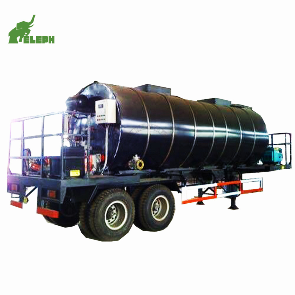 Fuel Tank Semi Trailer 3 Axles Bitumen Tank Asphalt Bitumen Pitch Tanker Trailer Tar Tank Trailer