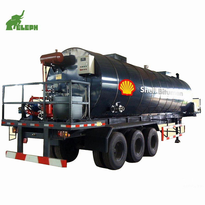 Fuel Tank Semi Trailer 3 Axles Bitumen Tank Asphalt Bitumen Pitch Tanker Trailer Tar Tank Trailer