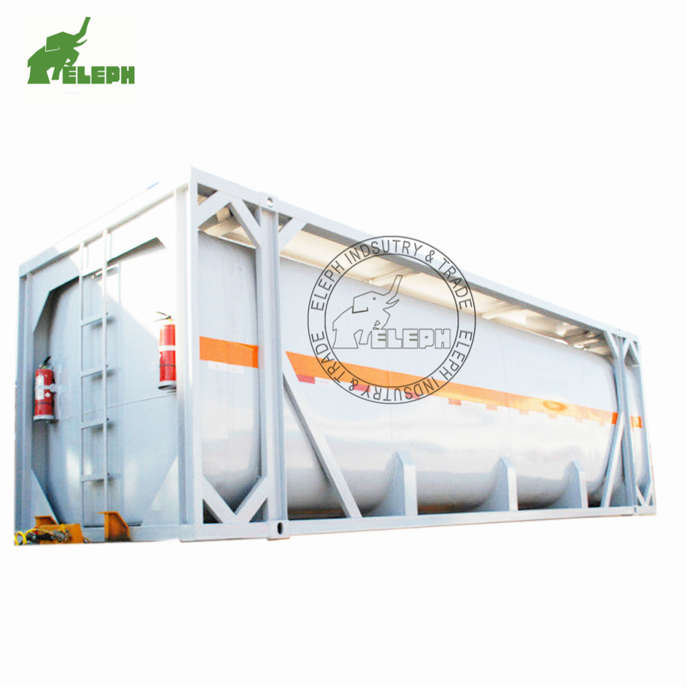 T14 T11 ISO/ASME/CE Fuel Oil Diesel Gasoline Petrol Station Portable 20FT 40FT ISO Tank Container