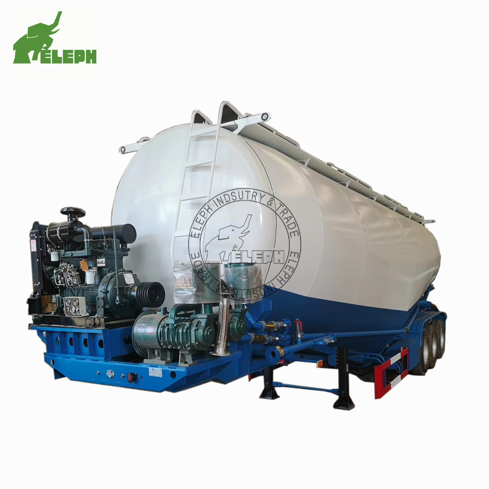 Brand New 3 Axle Bulk Cement Silo Tank Semi Trailer Cement Bulker For Sale