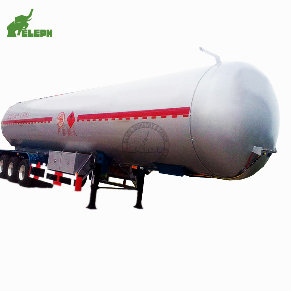 High Quality 40CBM Tanker Gas Cylinder LPG Tank Semi Trailer For Sale