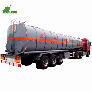 liquid bitumen tank asphalt bitumen pitch tanker trailer tar tank trailer for sale