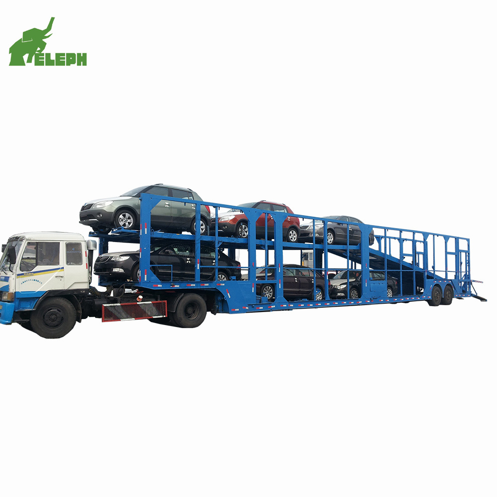 2 Axles Car Hauler Trailer Travelling Luggage Trailer for Small Car SUV Pickup