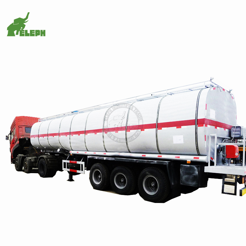 Bitumen Tank Asphalt Pitch Tanker Trailer Tar Tank Trailer 3 Axles Asphalt Fuel Tank Semi Trailer