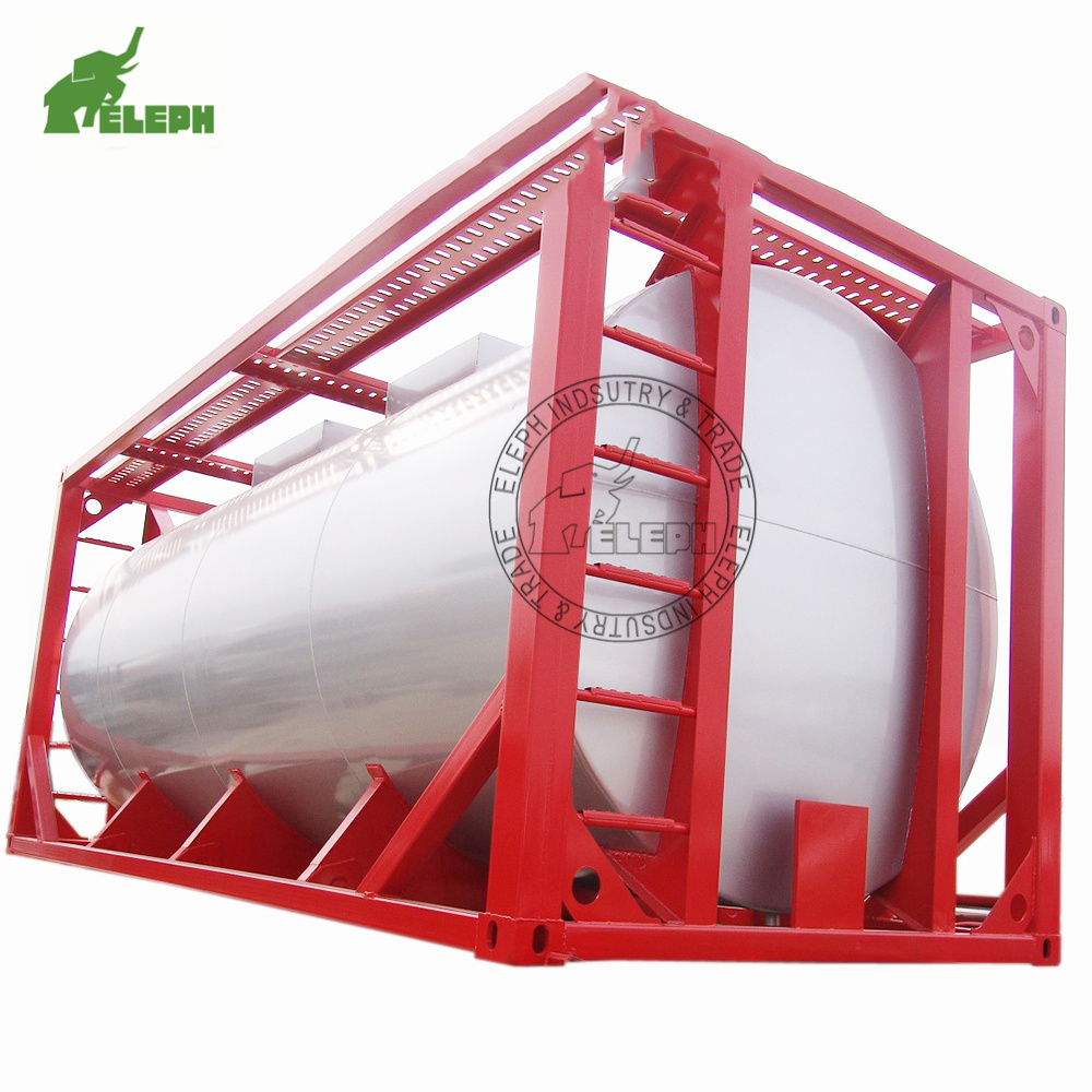 LPG ISO T50 Tank Container 20FT, 30FT, 40 FT Portable or Road Trannsport Un1075 (DEM, Isobutane, cooking gas) 24kl, 42kl