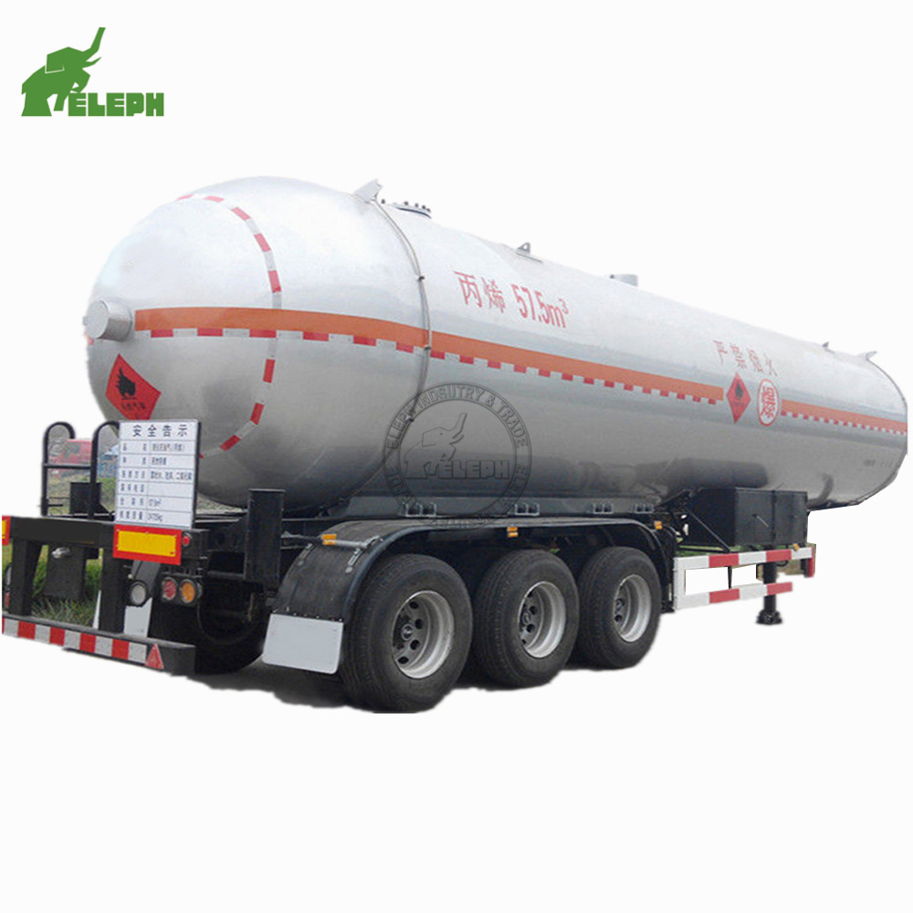 High Quality 40 Cubic Meter Capacity Can Transport LPG Gas Oil Liquid Fuel Tank Car Semi-trailer LNG Trailer Tanker