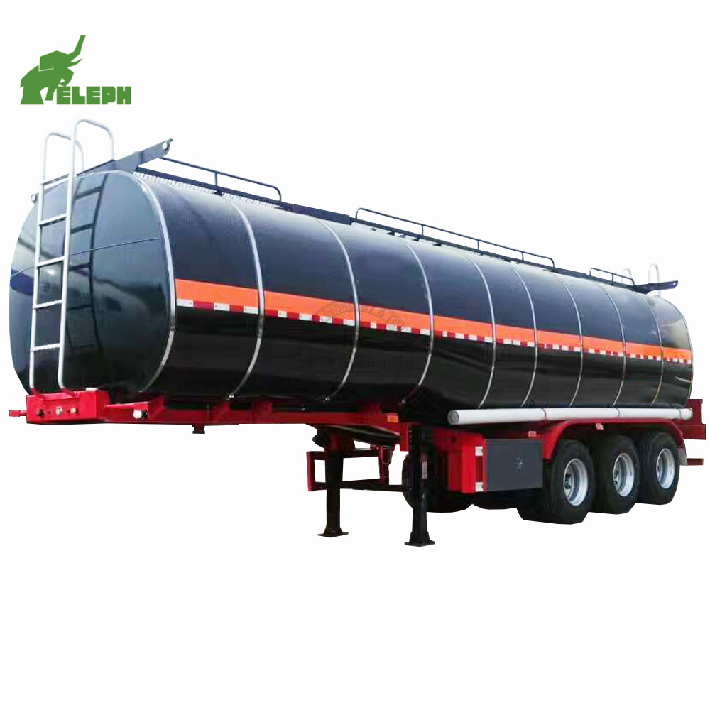 Fuel Tank Semi Trailer 3 Axles Bitumen Tank Asphalt Bitumen Pitch Tanker Trailer Tar Tank Trailer