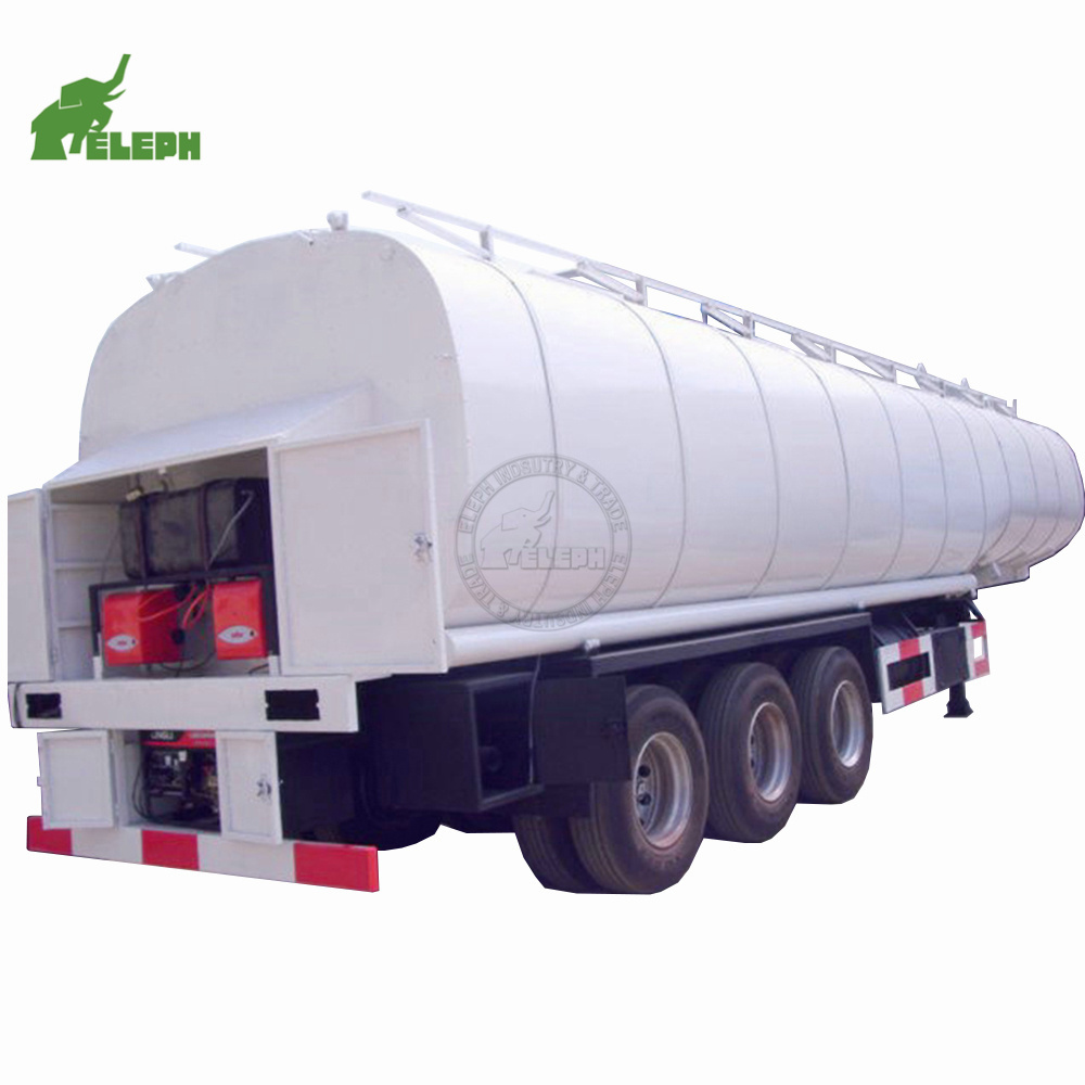 Bitumen Tank Asphalt Pitch Tanker Trailer Tar Tank Trailer 3 Axles Asphalt Fuel Tank Semi Trailer