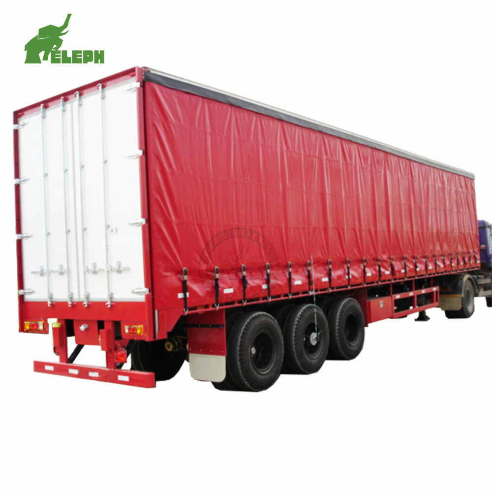 Fence Trailer Side Curtain Box Transport Semi Trailer Gate