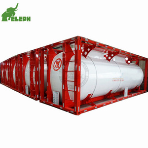 T14 T11 ISO/ASME/CE Fuel Oil Diesel Gasoline Petrol Station Portable 20FT 40FT ISO Tank Container