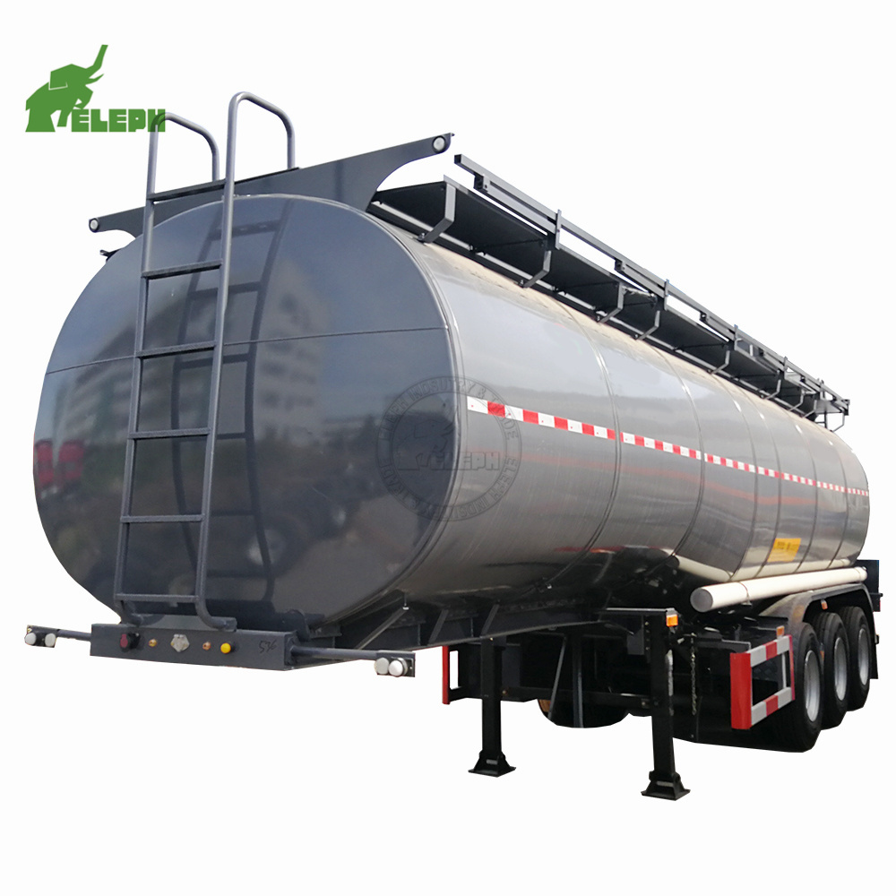 Bitumen Tank Asphalt Bitumen Pitch Tanker Trailer Tar Tank Trailer 3 Axles Asphalt Fuel Tank Semi Trailer for Sale