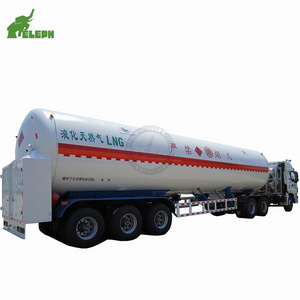 3 Axle LNG Cryogenic  Tanker Transports Iso Tank Truck Semi Trailers For Sale In Africa