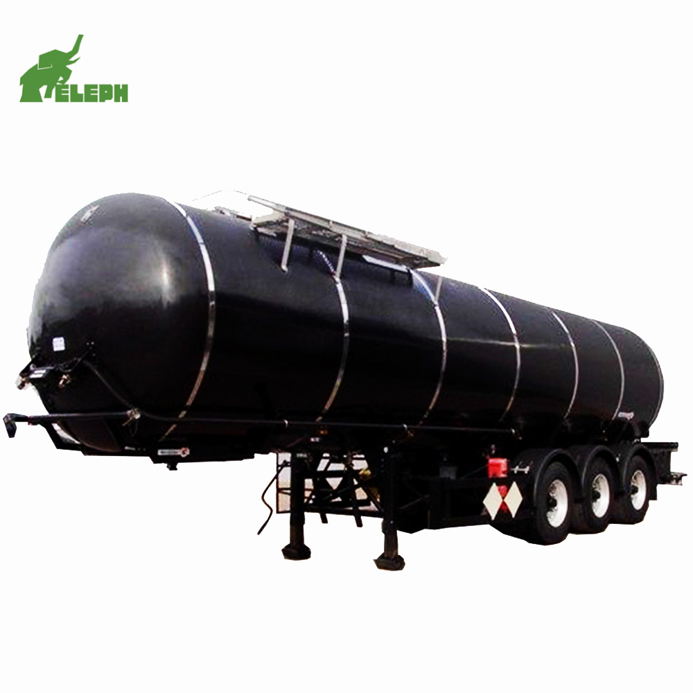 Asphalt Fuel Tank Semi Trailer 3 Axles Bitumen Tank Asphalt Bitumen Pitch Tanker Trailer Tar Tank Trailer