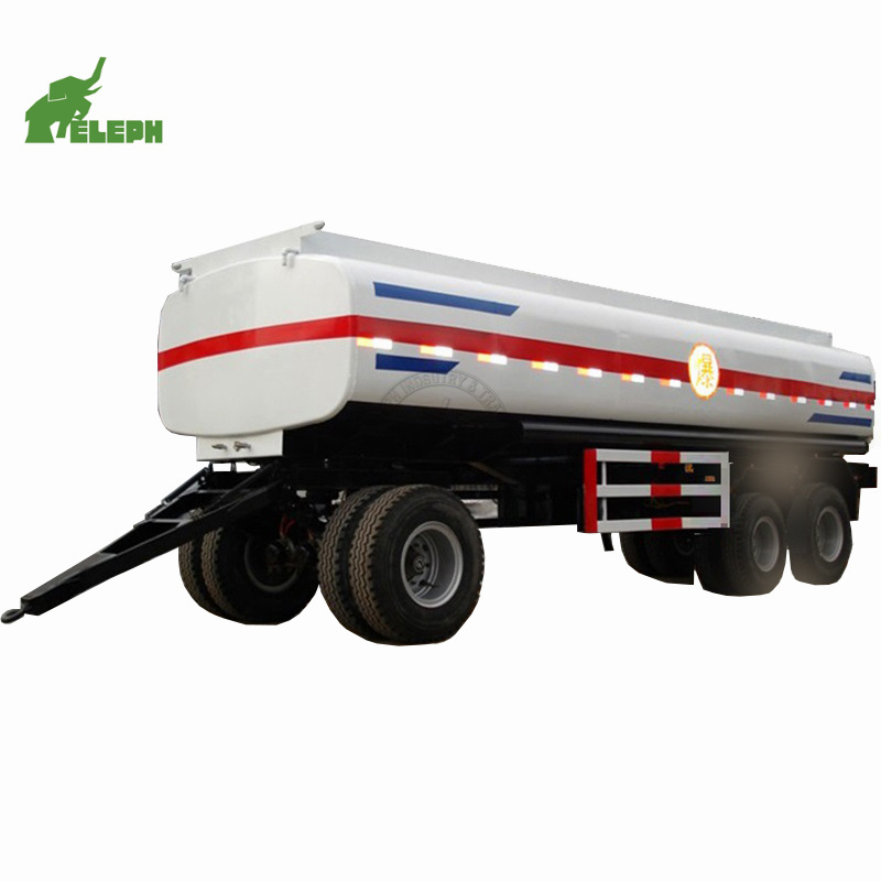 Water Bowser With Turntable Drawbar Trailer diesel small oil tanker Full Trailer