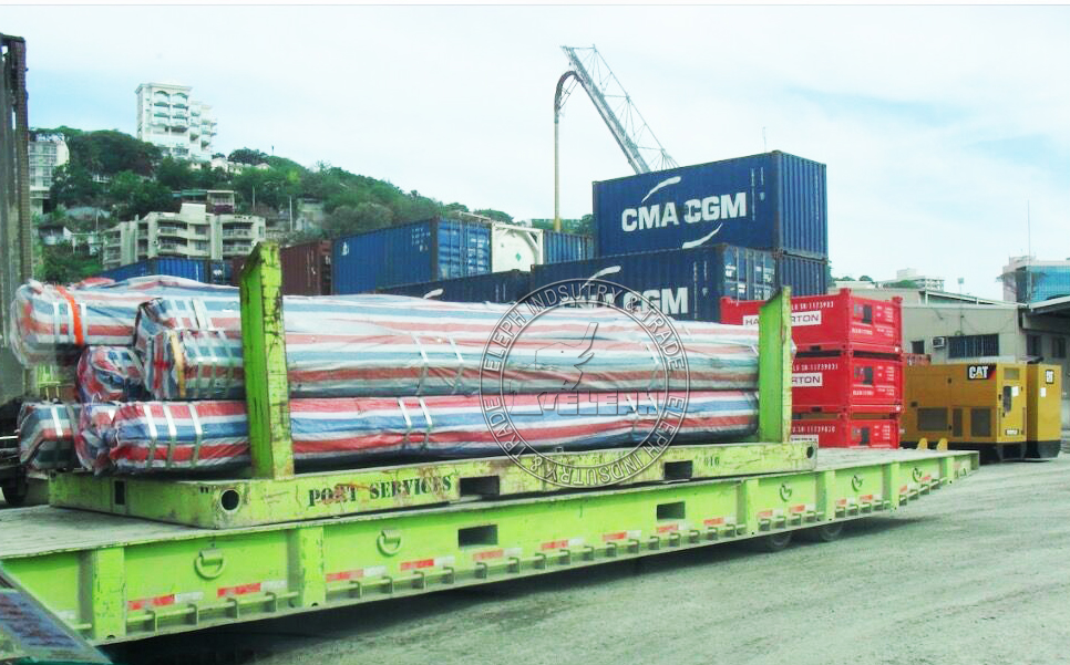 Port Using 20/40Ft 120 Ton Roro Boat Low Bed Transport Trailer 40Ft ...