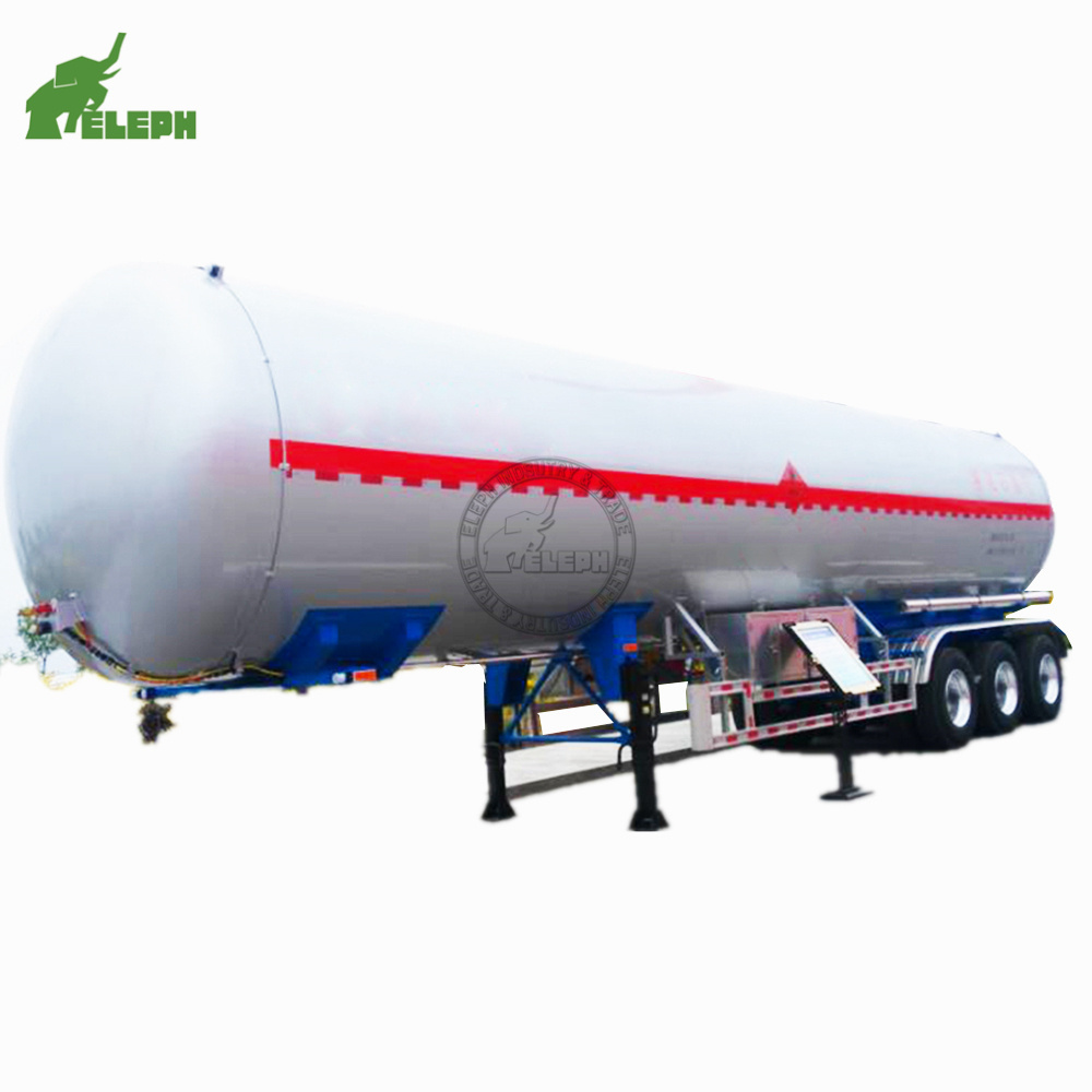 High Quality 40 Cubic Meter Capacity Can Transport LPG Gas Oil Liquid Fuel Tank Car Semi-trailer LNG Trailer Tanker