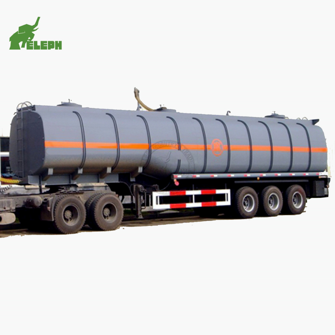 Bitumen Tank Asphalt Bitumen Pitch Tanker Trailer Tar Tank Trailer 3 Axles Asphalt Fuel Tank Semi Trailer for Sale