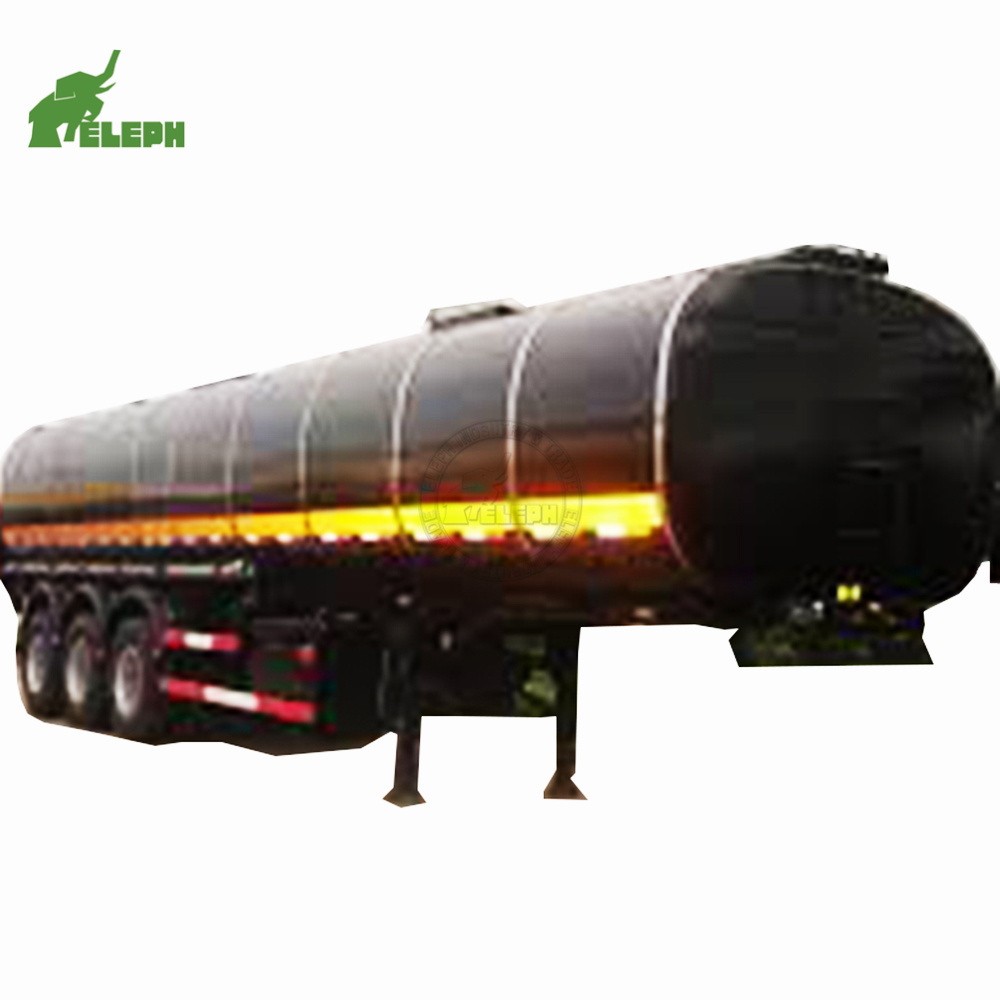 Asphalt Fuel Tank Semi Trailer 3 Axles Bitumen Tank Asphalt Bitumen Pitch Tanker Trailer Tar Tank Trailer