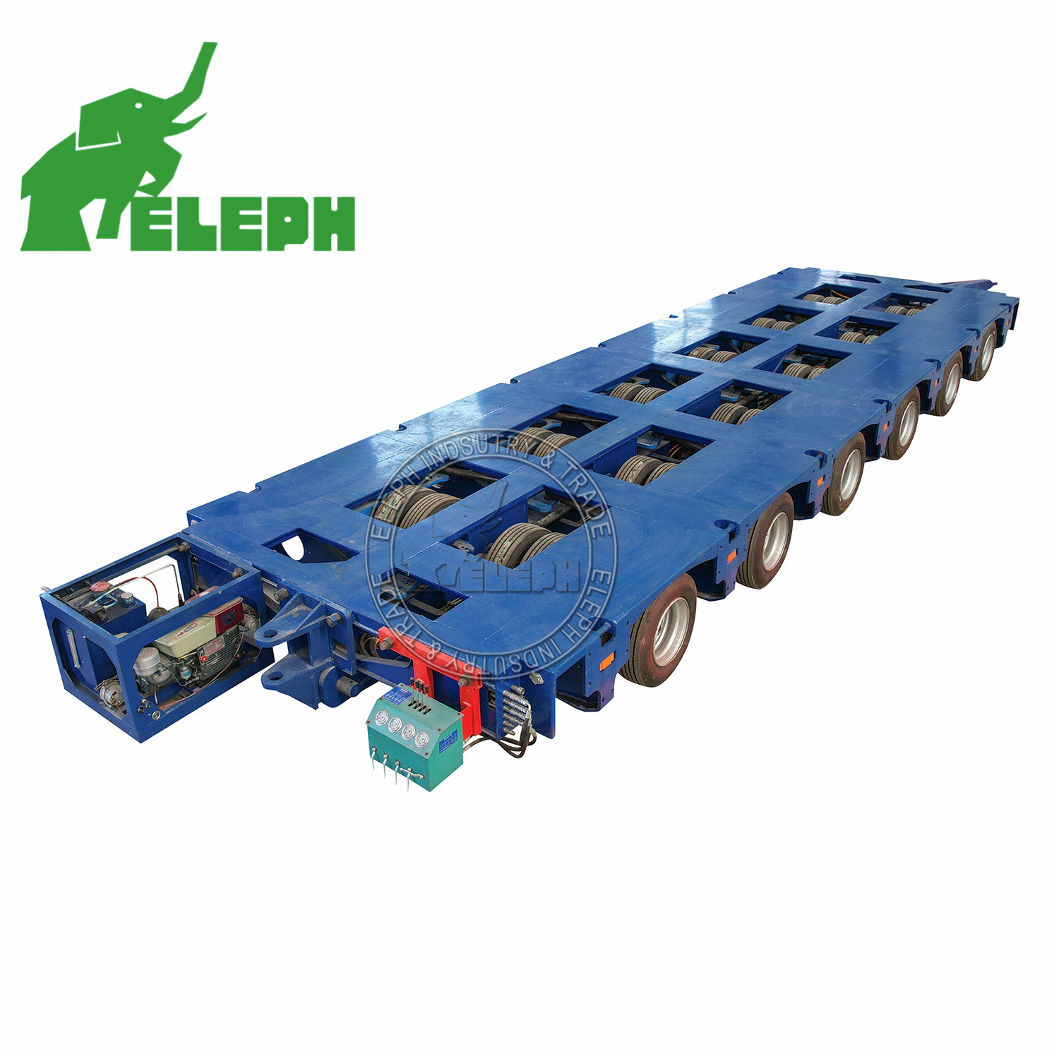 Self Propelled Modular Transporter 500 Ton Low Bed Multi-Axle Semi-Trailer