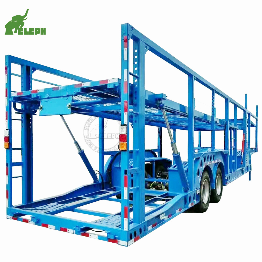 2 Axles Car Hauler Trailer Travelling Luggage Trailer for Small Car SUV Pickup