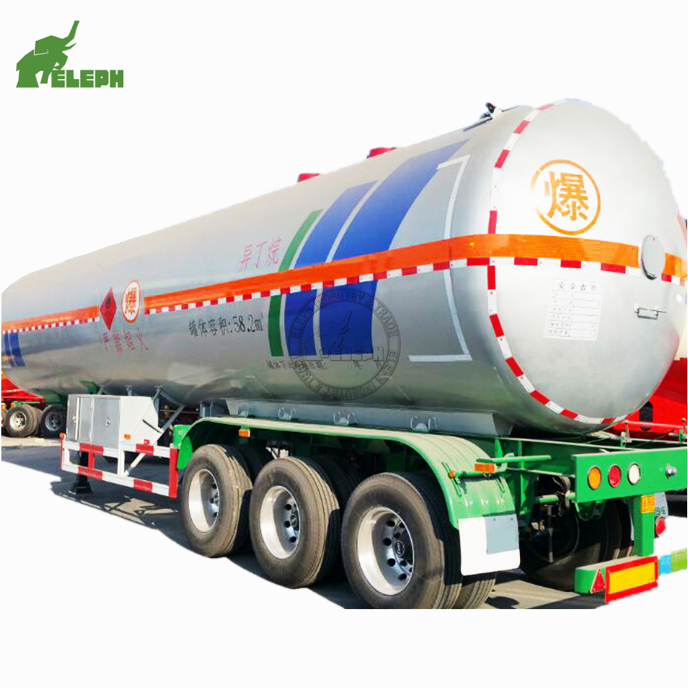 China Brand Transport LPG Gas Oil Liquid Fuel Tank 40 Cubic Meter Capacity Semi-trailer LNG Trailer Tanker