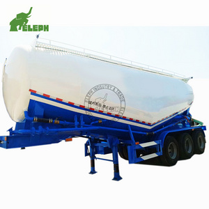 Factory New V-Type Bulk Flour Transport Tank Truck Cement Bulker Semi Trailer