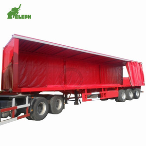 Fence Trailer Side Curtain Box Transport Semi Trailer Gate